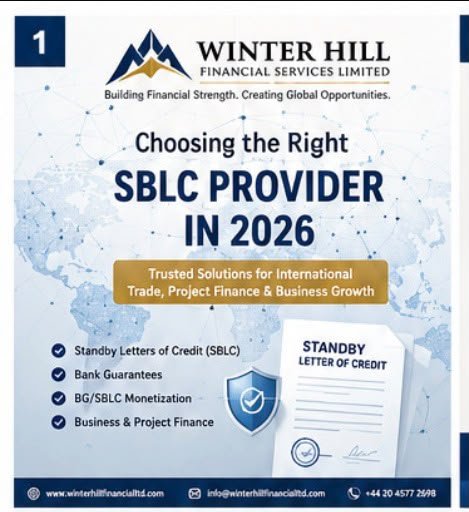INTRODUCTION TO SBLC PROVIDERS